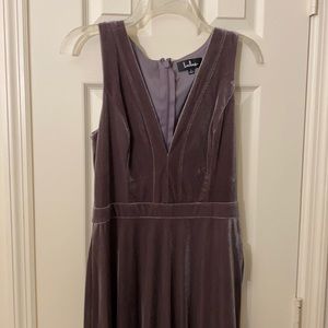 Lulus velvet maxi dress